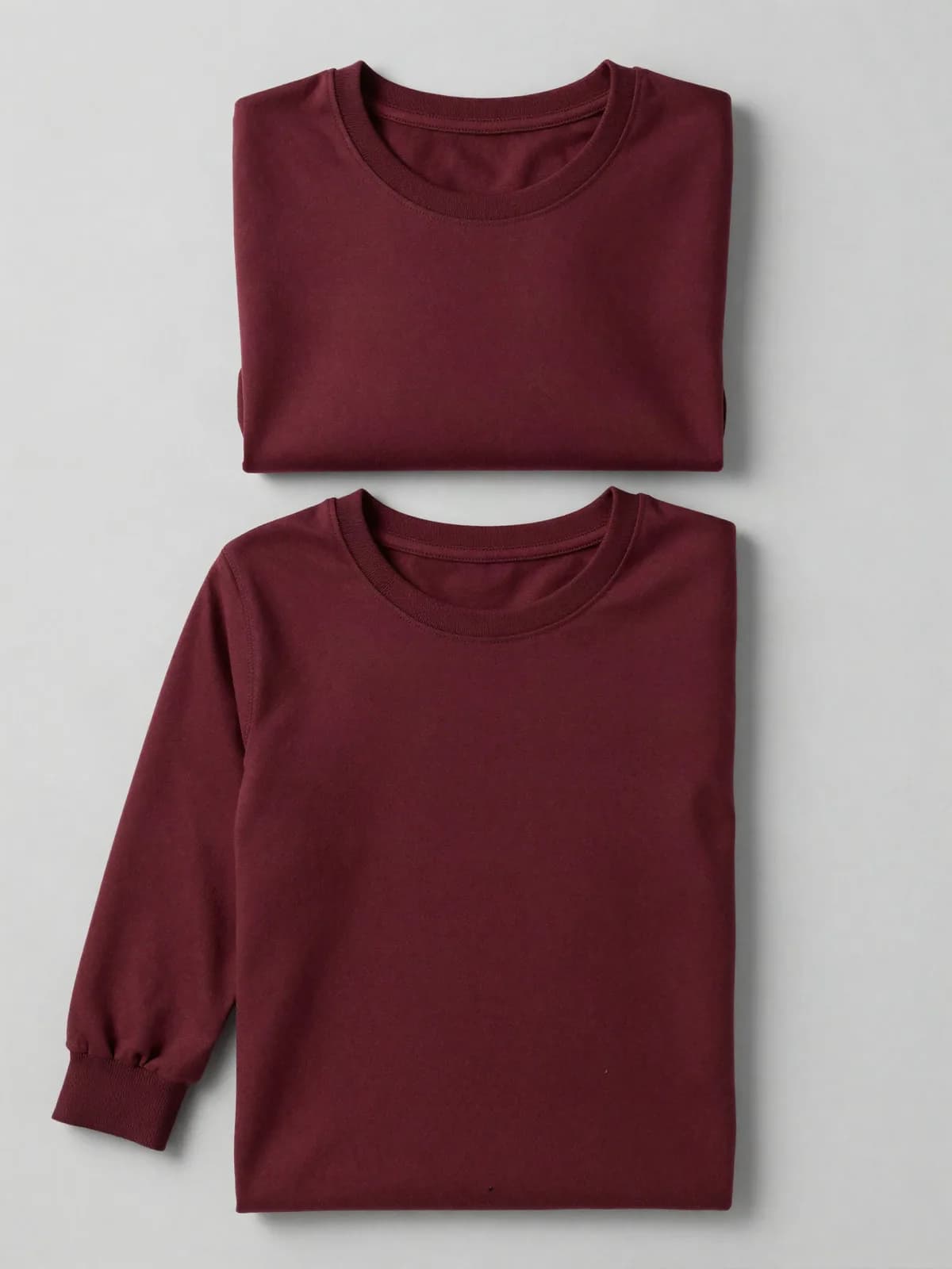 Uzun Kollu V Yaka Penye — Bordo