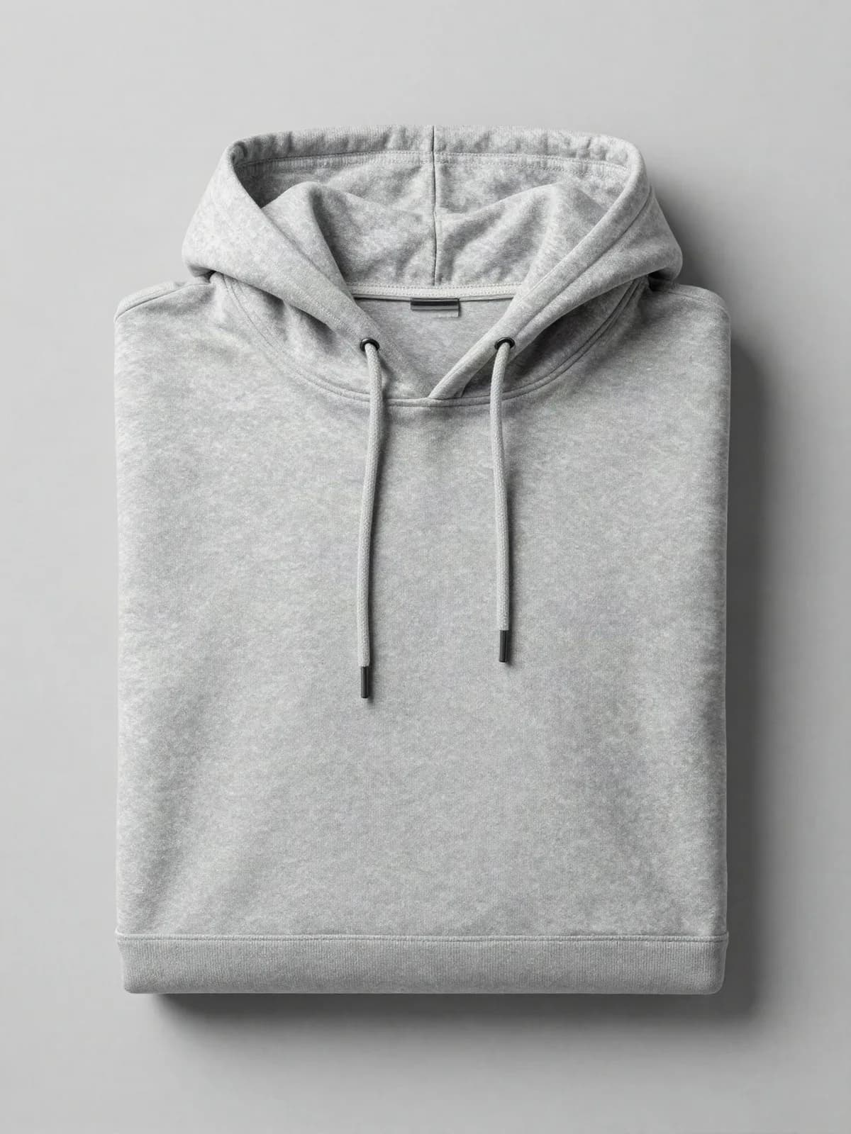 Kapüşonlu İnce Sweatshirt — Açık Gri